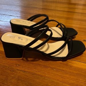 black heels